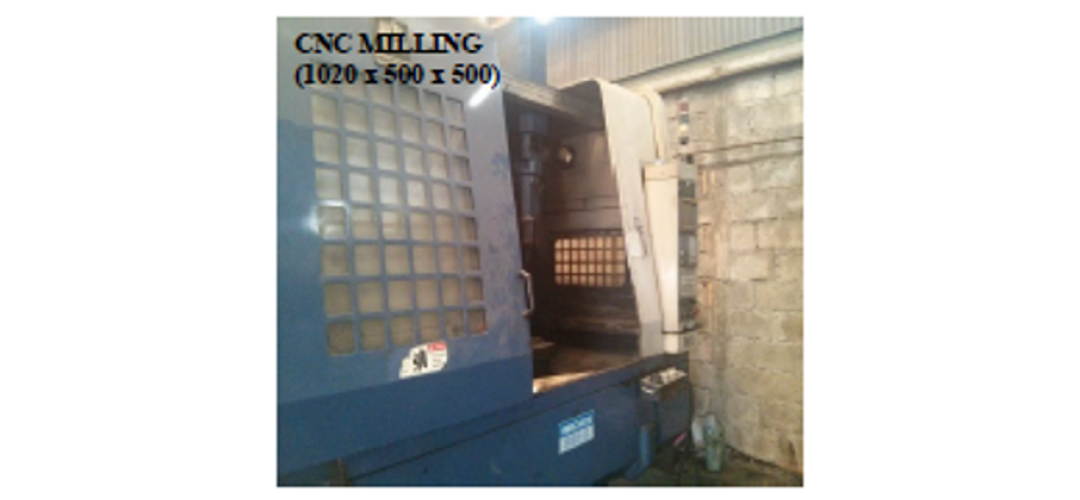 CNC Milling (1020 x 500 x 500)